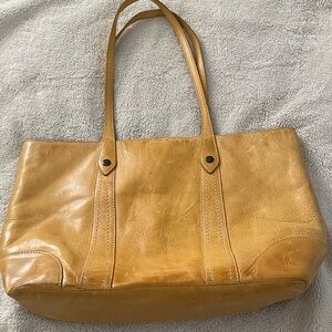 Frye Yellow Melissa Leather Tote Bag Women’s